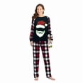 thumbnail image 3 of Ihaphap Plus Size Black Santa Family Christmas Matching Pajamas Set, 5-6Y-Kid, 3 of 6