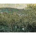 thumbnail image 2 of Monet, Claude 24x20 Black Modern Framed Museum Art Print Titled - Landscape with Orchard and Figures 1879, 2 of 4