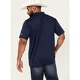 thumbnail image 4 of Rank 45 Men's 45&Reg; Knao Border Print Short Sleeve Polo Shirt Dark Blue X-Large  US, 4 of 4