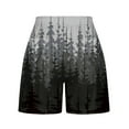 thumbnail image 5 of Winter Saving! Yievot Women's Shorts Pant Casual Summer Drawstring Floral Printed Comfy Elastic High Waist Running Shorts with Pockets Womens 2024 Fashion Pants on Clearance, 5 of 6
