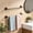 #1395-Black, variant on Cevemin Cream Style Single Towel Hanging Pole Bathroom Sink Pole Non Perforated Iron Wall Towel Storage Rack 11.81 Inch for Bathroom Sink Wall Storage