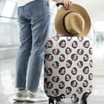 thumbnail image 2 of White Cow Oval Face Pattern Luggage Cover Fashion Suitcase Cover Baggage Covers Fit 25-28 Inch Luggage (Go Travel), 2 of 5