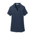 thumbnail image 5 of Port Authority Adult Female Women Electric Heather Polo Dress Blue Nvy 4X-Large, 5 of 6