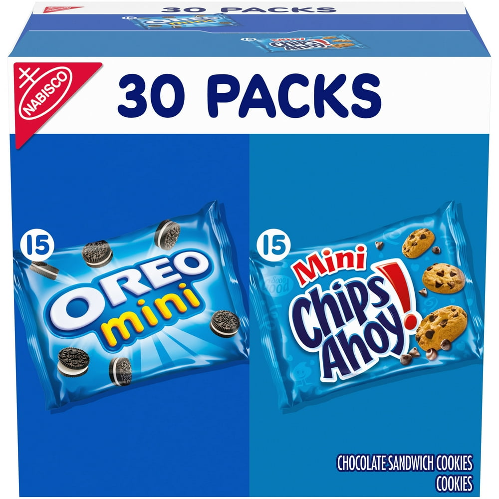 Nabisco Crowd Favorites Cookie Variety Pack, Mini CHIPS AHOY! & OREO