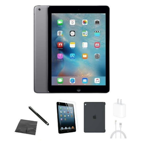 Restored Apple iPad Air A1474 (WiFi) 32GB Space Gray Bundle w