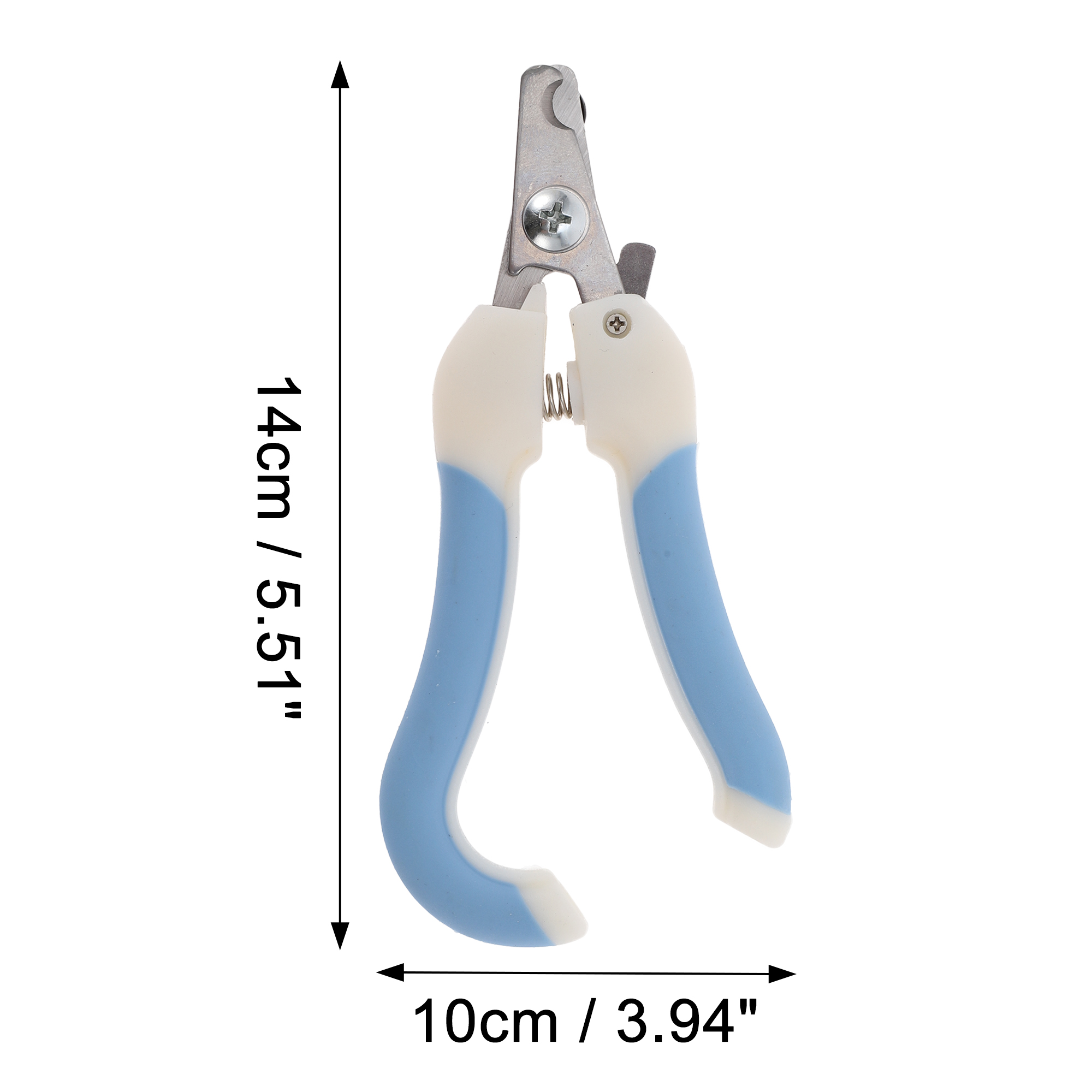 Unique Bargains Pet Nail Clippers with File 5.51"x3.94" 1 Set Blue