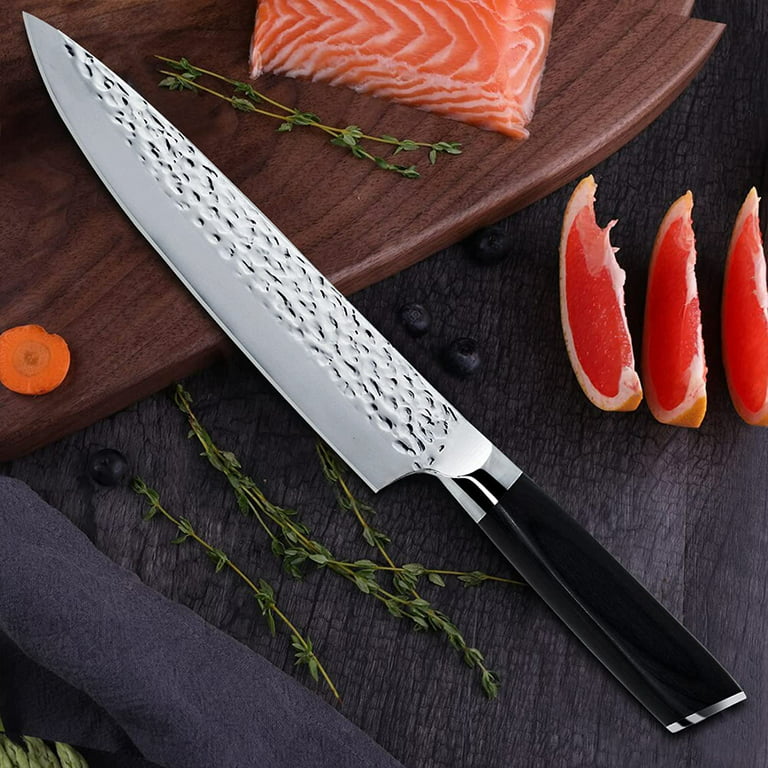 Chef Knife, Jepwe Kitchen Knife 8 Inch Sharp Chopping Knife