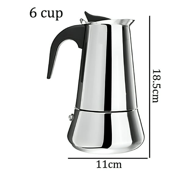 ACDANC Stainless Steel Coffee Pot Mocha Espresso Latte Percolator Stove Coffee Maker Pot Percolator Drink Tool Cafetiere Latte Stovetop