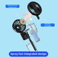 thumbnail image 3 of Ventilateur à Brumisation Portatif 4 Vitesses / 800mAh, Mini & Multi-Usage – Femmes, Maison/bureau/voyage, 3 of 5