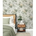 thumbnail image 3 of Advantage Chestnut Grey Floral Wallpaper, 3 of 4
