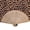 1 pc wild leopard with pouch, variant on 1pc Hand Fan Wild Leopard Foldable 23cm 9inch Bamboo Rid Fan with Slender Cotton Pouch