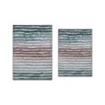 thumbnail image 3 of Bathroom Rugs Set of 2, Soft Microfiber Bath Mats, Absorbent & Quick Drying, Non-Slip Rubber Backing, Machine Washable Bathroom Floor Mats for Tub, Shower, Sink – 20x32, 24x40 Turquoise, 3 of 3