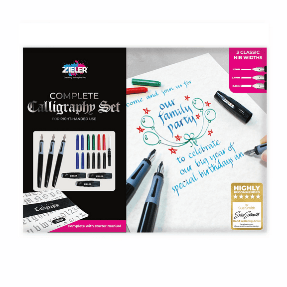 Zieler® Complete Calligraphy Pen Set, 17-Pieces