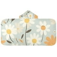 thumbnail image 2 of Cartoon Simple Daisies Toddler Hooded Beach Towel 24" x 50" Kids Bath Towels Soft Quick Dry for Swim Pool Boys Girls, 2 of 7