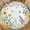 no185, variant on Easter Round Fitted Tablecloth Best for 48"-52" Bunny Table Cloth Rabbit Eggs Elastic Edge Washable Farmhouse Floral Flower Spring Table Cover for Party Picnic Indoor Decor