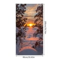 thumbnail image 2 of Product Category Event & Party - 90x200cmWinter View Door Frame Curtain Background for Festive and Party, 2 of 3