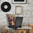 thumbnail image 2 of Support pour Disques en Bois Massif - Support de Disques Vinyles en Bois Sapele en Forme de V, Présentoir d'Albums pour Exposition et Rangement, Idéal pour Ranger la Collection de LP de Qualité Supérieure, 2 of 9
