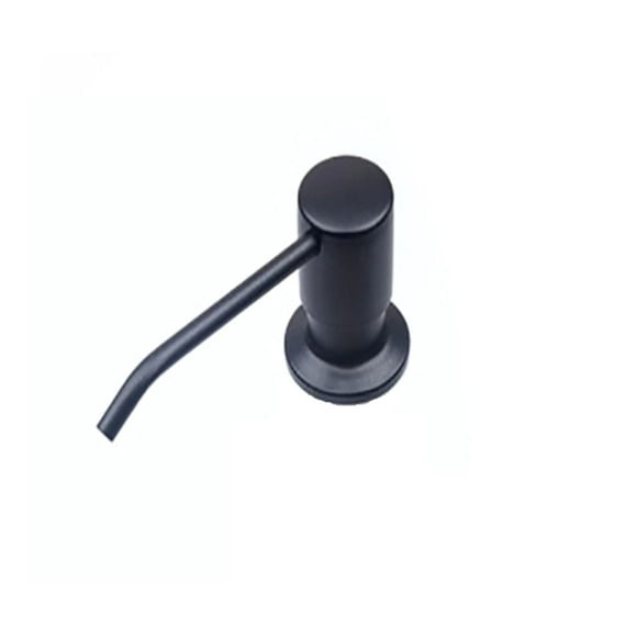 DROP Bath and Kitchen Distributeur de savon sur socle 250ml en noir - DR091043
