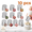Style2:10pcs, variant on Ihvewuo 10pcs Extra Large Russian Piping Tips Set Stainless Steel Reusable Icing Nozzles for Cake Flower Decoration DIY Cream Bouquets Cookies Dessert Baking Tools