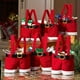 thumbnail image 3 of Paquete de 6 Bolsas de Regalo Navideñas con Forma de Papá , Pequeñas Bolsas de Dulces, Bolsas de Regalo Decorativas para Fiestas Navideñas para Regalos, 3 of 4