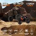 thumbnail image 2 of HAIBOXING Coche de Control Remoto Escala 1:12 4x4 RC Cars Protector 38+ KM/H Velocidad 2.4G Camión Todo Terreno Todo Terreno Regalos de Juguete para niños y Adultos Incluidos Dos baterías Recargables, 2 of 9