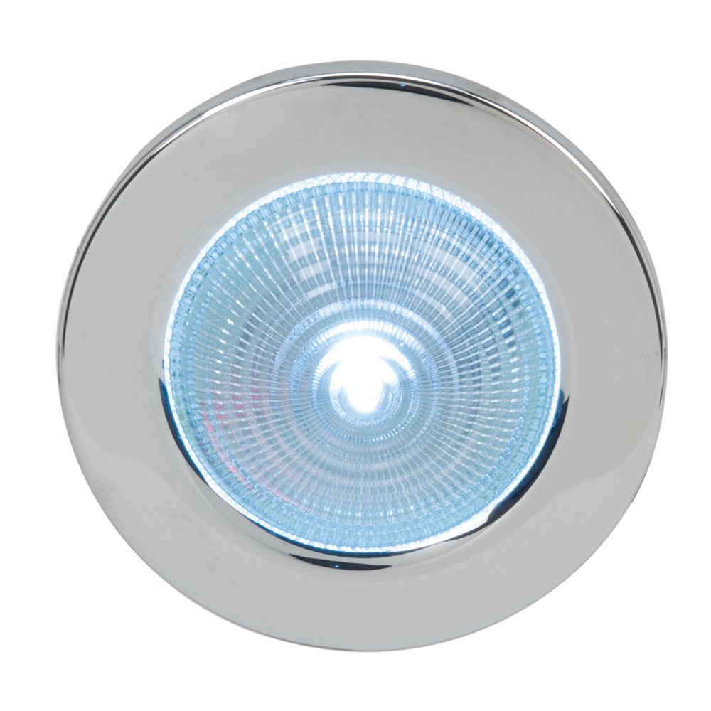 PERKO SURFACE MOUNT LED DOME LIGHT DIMMER CAPABLE CHROME