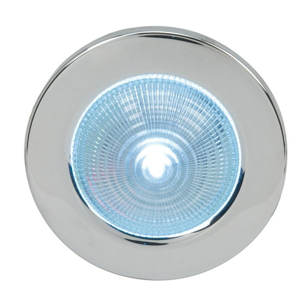 PERKO SURFACE MOUNT LED DOME LIGHT DIMMER CAPABLE CHROME