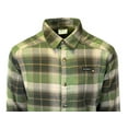 thumbnail image 4 of Columbia Men's Stone Green Shirt Multi Tartan Cornell Woods Flannel L/S (398), 4 of 12