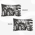 thumbnail image 2 of Uemuo American Tractor Print Throw Pillow Case – Cozy & Soft Cushion Cover, Hypoallergenic Pillow Case for Sleeping, Perfect for Women with Envelope Closure-16"x24", 2 of 6