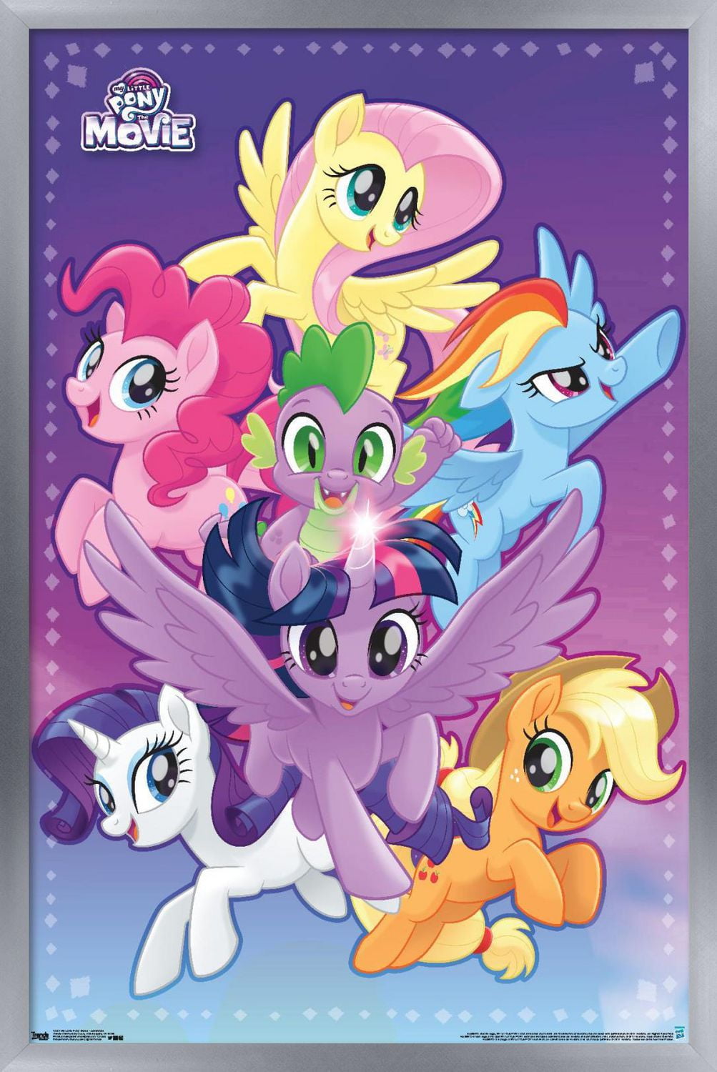 Hasbro My Little Pony Movie - Adventure Wall Poster, 14.725" x 22.375"