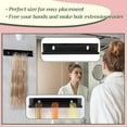 thumbnail image 7 of Hair Extension Holder For Styling Weft Hair, Coloring, Blow-Drying And Washing, Acrylic Wig Hanger With Serrated Edge For Secure Holding, 1 Wig Holder 2 Suction Cups 5, 7 of 7