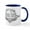 White/Navy Inside, variant on CafePress - Park City Utah Ski Resort 5 Mugs - 11 oz Ceramic Mug - Novelty Coffee Tea Cup