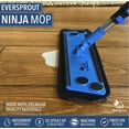 thumbnail image 3 of EVERSPROUT Never-Streak Ninja Floor Cleaning Mop Head, 4 Reusable Washable Replacement Mop Pads, Cleaning Pad Attachment Only, No Pole, 360 Full Rotation Microfiber Mop Pad, Replacement Pads for Mops, 3 of 6