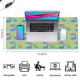 thumbnail image 5 of Long Mouse Pads for Desk,Green Dinosaurs Ponds Pattern Desk Mats on Top Of Desks, Desk Mouse Pad Extra Large with 3mm Non-Slip Base and Stitched Edge for Gaming,Office,Work,Home 35.4"x15.7", 5 of 6