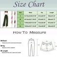thumbnail image 3 of Womens Casual Pants High Waisted Wide Leg Business Work slacks With Zipper Belt Comfy Elastic Waist soild Color Long Pants, 3 of 5