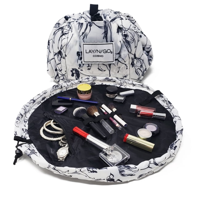 Organizador de bolsas de cosméticos y maquillaje Lay-n-Go Cosmo Dogs Print