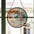 thumbnail image 3 of Hanging Stained Glass for Windows Mosaic Eye - Stained Glass for Windows Mosaic Eye, Festival Gift Ornament, Year-Round Decorative Piece, Home Wall & Window Art, 3 of 6