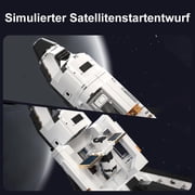Space Shuttle Building Block Sets, Galaxy UFOs Spaceship Model Kit, Milky Way Space Ship Building Toys