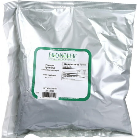 Frontier Herb spiruline en poudre - en vrac - 1 lb