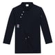 thumbnail image 1 of Unisex abrigo camarero camarera ropa desgaste botón ligero uniforme para Negro Talla L jinwen chaqueta de cocinero, 1 of 8