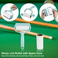 thumbnail image 4 of Uxcell Pool Table Cleaning Brush Set Table Brush Rail Brush Cue Cleaning Cloth Sticky Lint Roller Spare Core Wooden, 4 of 6
