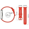 thumbnail image 3 of Pulsera de silicona deportiva de color sólido a prueba de sudor con ajuste cómodo y amplia compatibilidad compatible con Smartwatch, 3 of 5