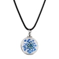 thumbnail image 1 of Collier Pendentif Fleur Séchée Rétro Collier Charme Bijou, 1 of 10