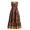 CL02, variant on Women Sleeveless African Ankara Maxi Dress Ruffle Hem Flared Dresses for Wedding Party