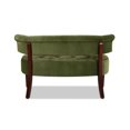 thumbnail image 6 of Jennifer Taylor Home Jared Roll Arm Tufted Bench Settee, Olive Green Velvet, 6 of 7