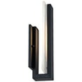 thumbnail image 6 of Possini Euro Design Cascadia Modern Wall Light Sconces Set of 2 Black Metal Hardwire 6" Fixture LED Piastra Art Glass for Bedroom Bathroom Vanity Home, 6 of 9