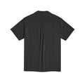 thumbnail image 2 of SWSMCLT Men's Short Sleeve Shirt Button Down Shirts Soft Top Button Summer Lightweight Beach Cotton Holiday Black X-Large, 2 of 4