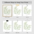 thumbnail image 4 of PixonSign 4 PCS Adhesive Canvas Poster Pastel Watercolor Green Plants Frameless Wall Prints Nature Wilderness Digital Modern Art Decor Multicolor Botanical Floral Elements Artwork - 11"x14", 4 of 5