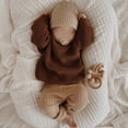 thumbnail image 4 of GYRATEDREAM Toddler Boys Girls Crewneck Sweaters Kids Fall Long Sleeve Cute knit Pullover Shirts Tops for 1-9Y Brown, 4 of 9