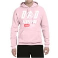 thumbnail image 2 of Wild Bobby, Dad I Love You 3000 Endgame Superhero Gift Idea, Father's Day, Unisex Graphic Hoodie Sweatshirt, Light Pink, Small, 2 of 4